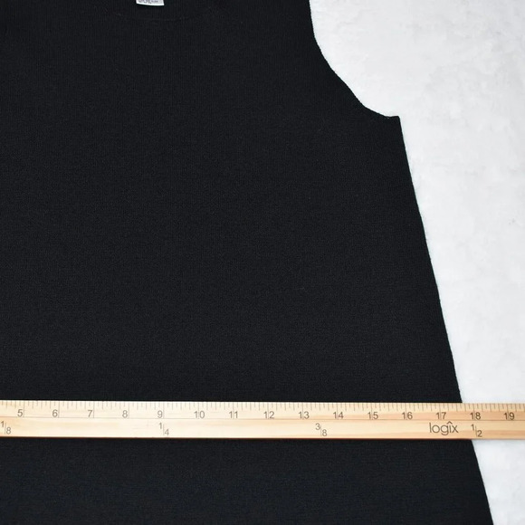 Preview Collection 100% Merino Dress Sz S Minimalist Neutral Classic Preppy VTG - Picture 12 of 14